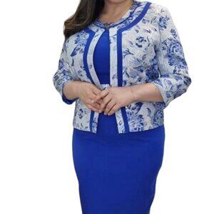 Royal blue dress